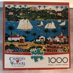 Charles Wysocki 1000 Piece Jigsaw Puzzle Old California Americana Beach Town